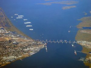 Suisun Bay and Mothball Fleet Aerial Photo